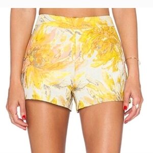 Alice+Olivia floral brocade shorts. Size 4